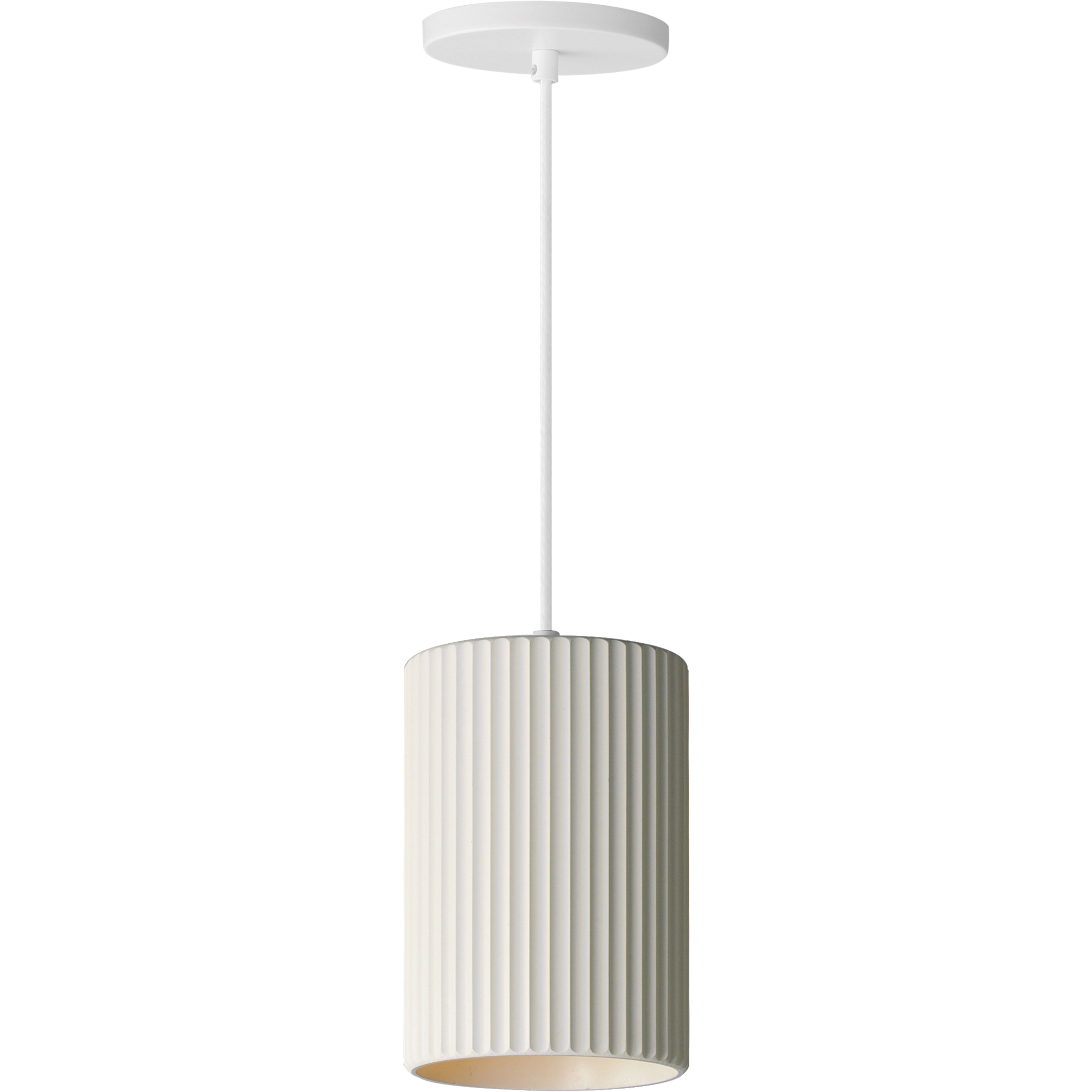 ET2 E25052-CHK Souffle LED 5.75 inch Chaulk White Single Pendant