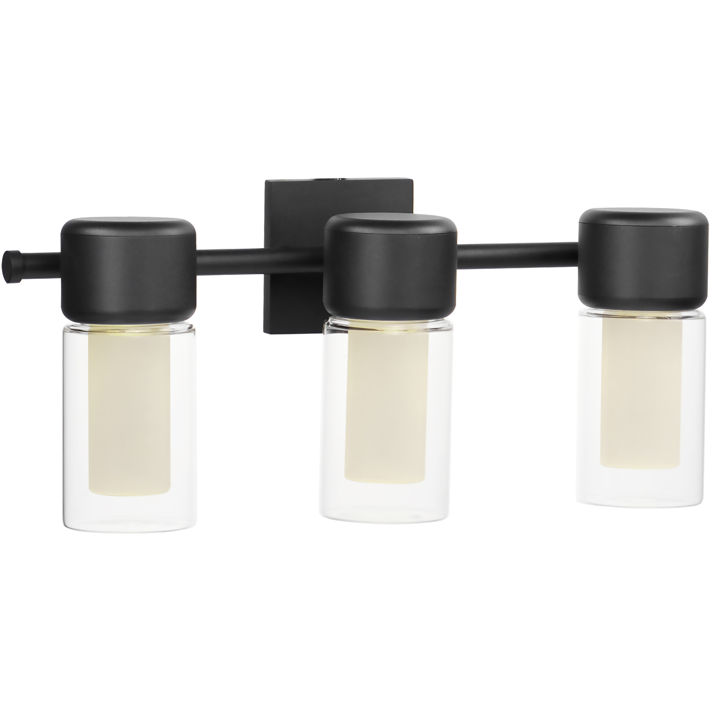 Dram LED 22 inch Black Bath Vanity Wall Light