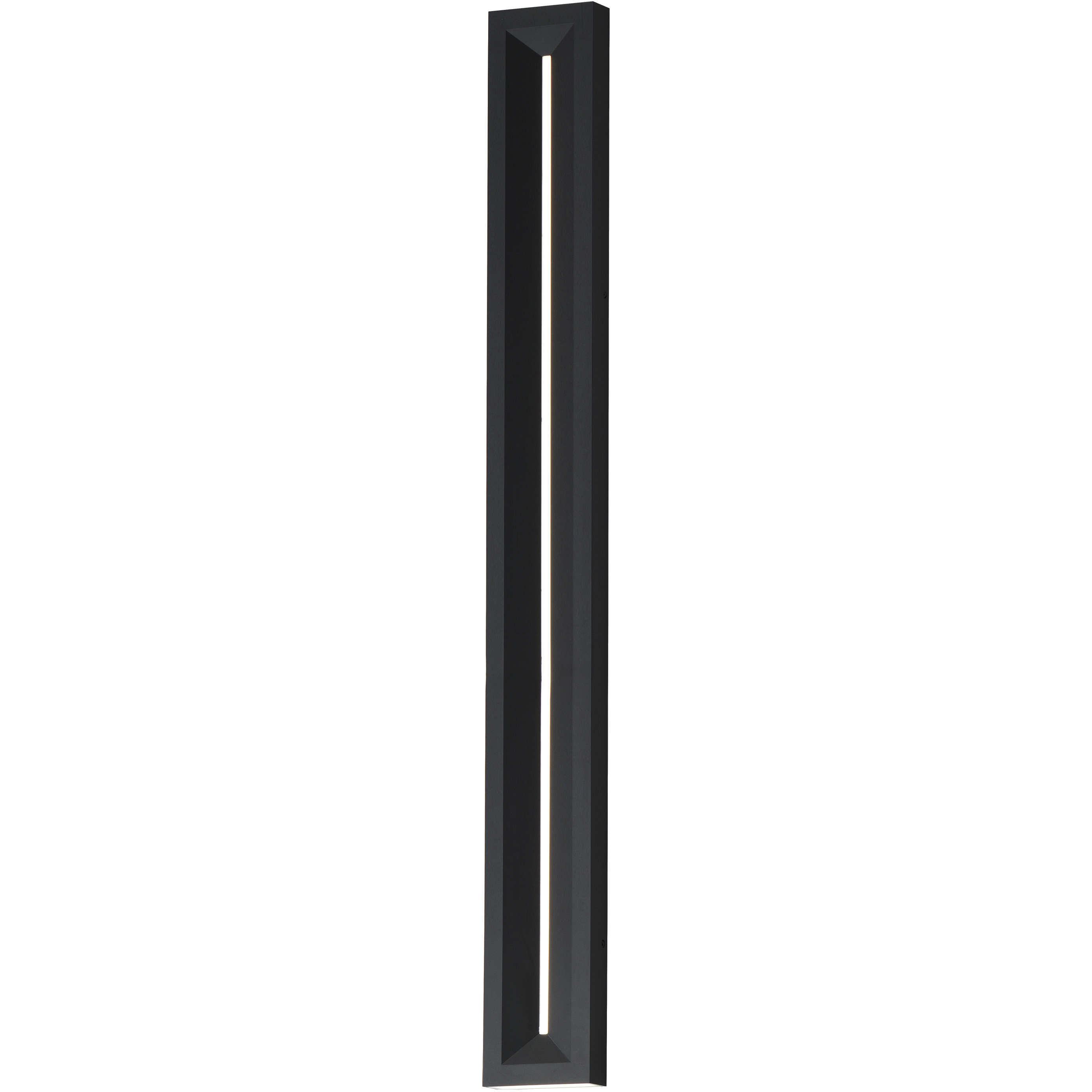 Fosso LED 47.25 inch Black Outdoor Wall Mount