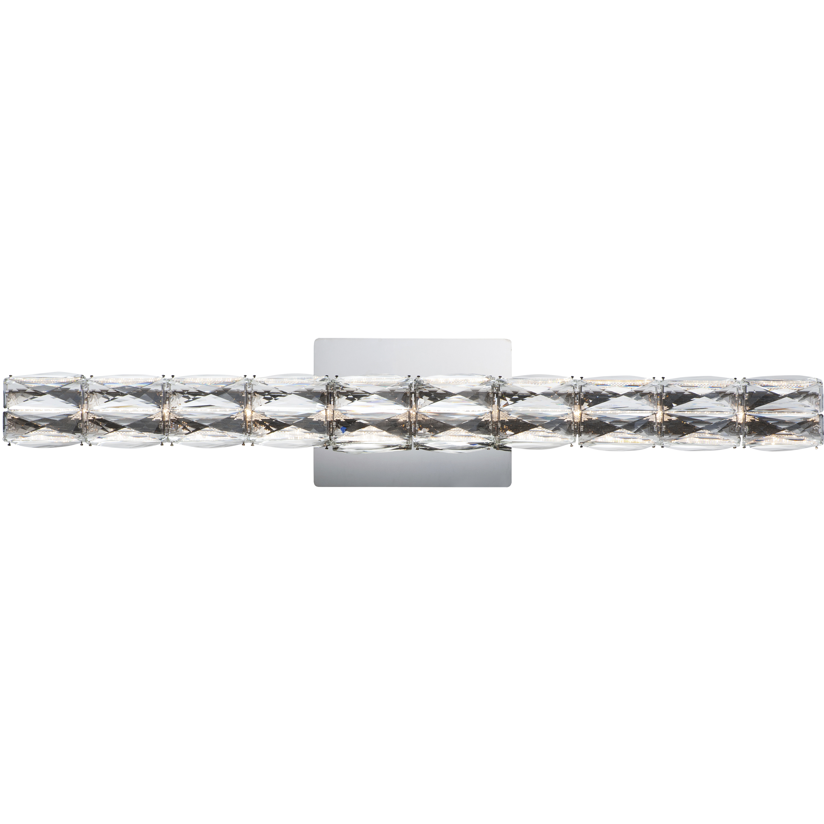 Zephyr LED 30 inch Polished Chrome Bath Vanity Wall Light
