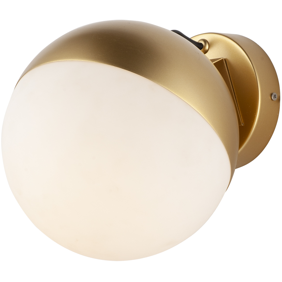 ET2 E20369-92MG Half Moon LED 7.75 inch Metallic Gold Wall Sconce