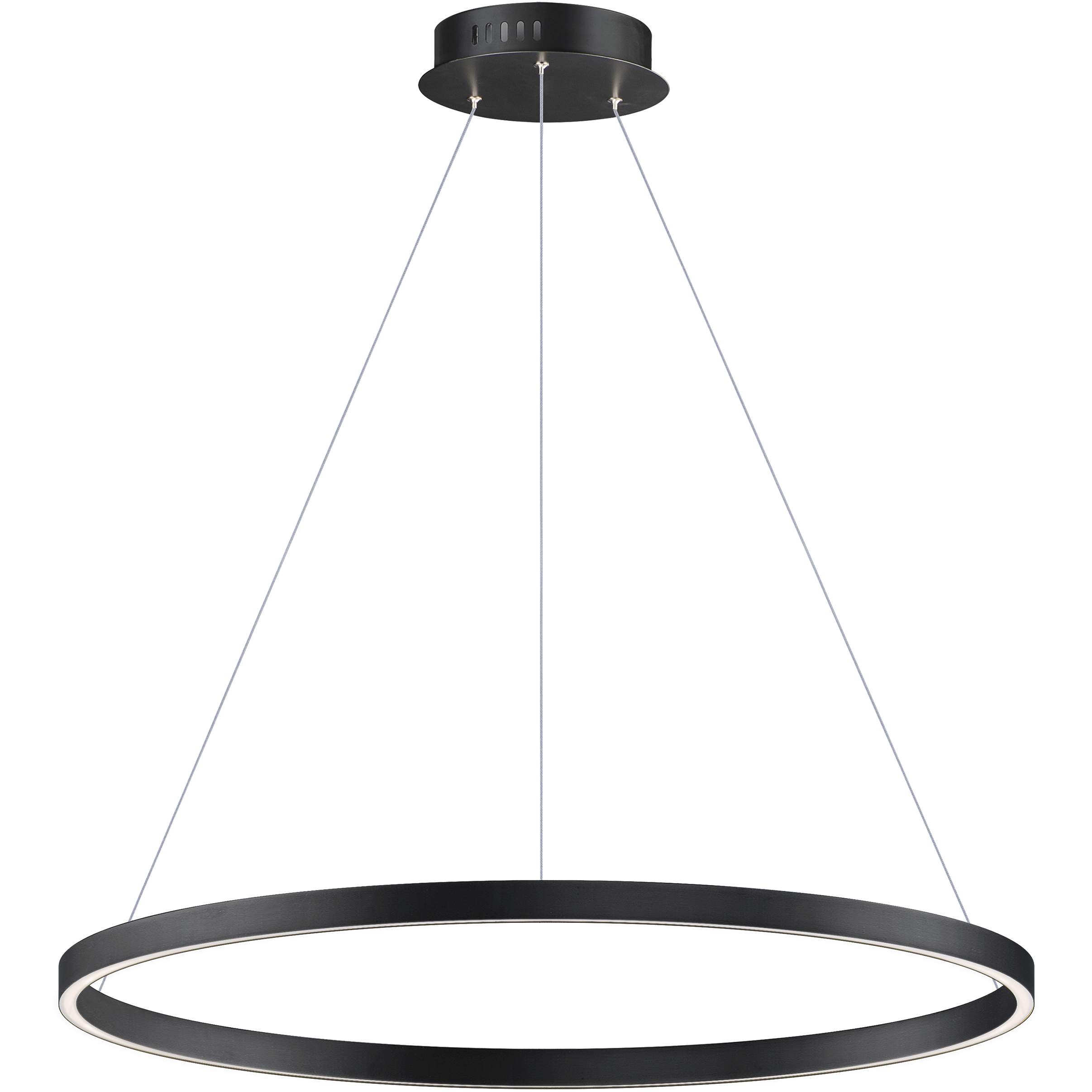 Groove 5CCT LED 32 inch Black Single Pendant Ceiling Light