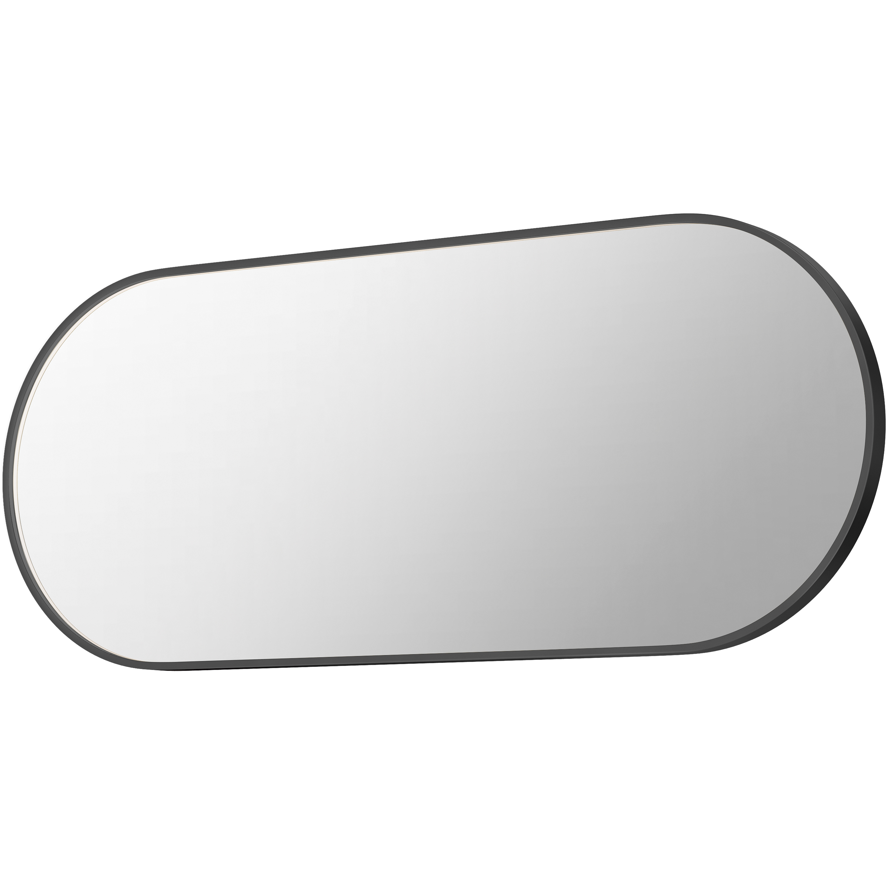 Elisse 68 X 28 inch Black LED Mirror