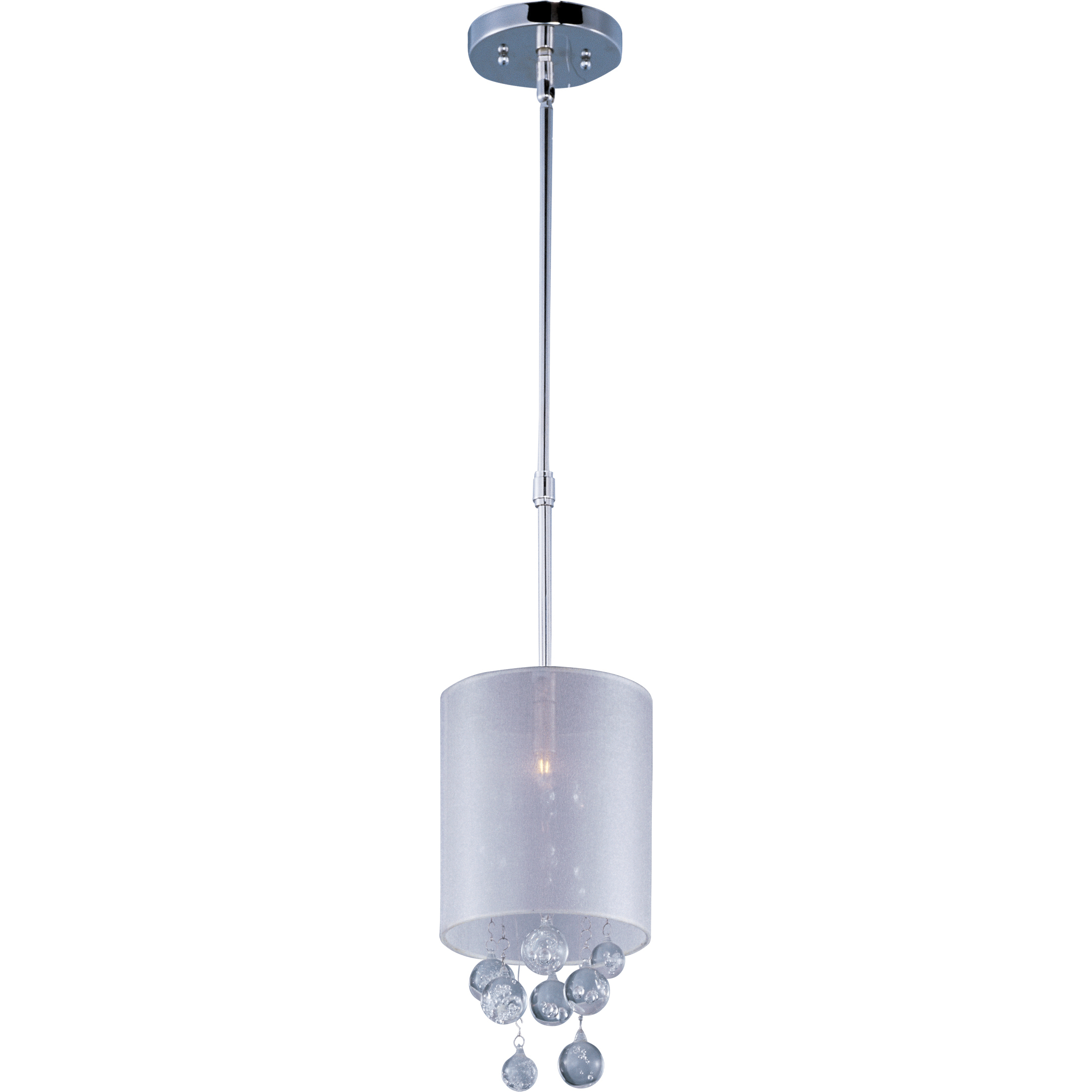 Veil 1 Light 7 inch Polished Chrome Mini Pendant Ceiling Light