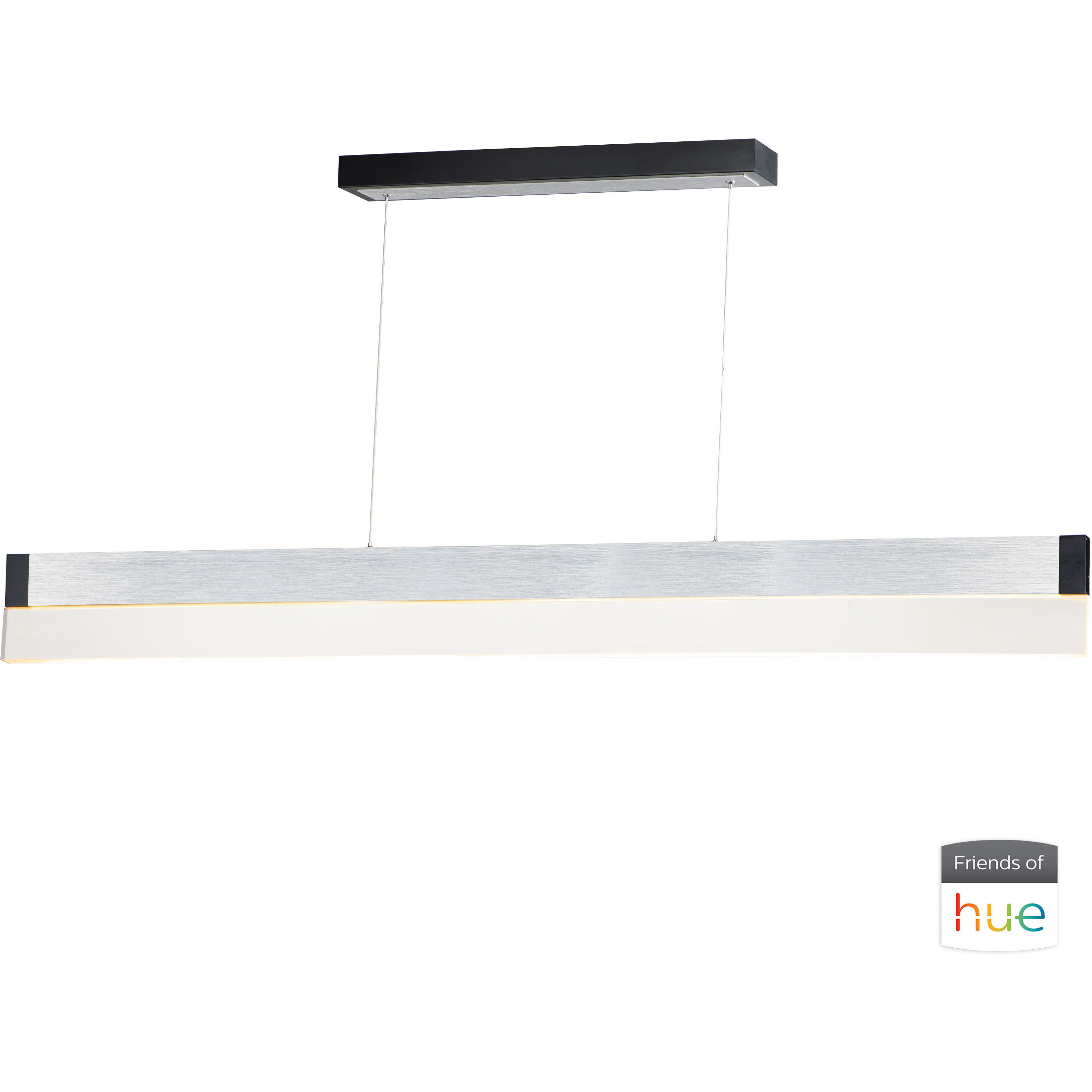 iBar LED 1 inch Brushed Aluminum Pendant Ceiling Light