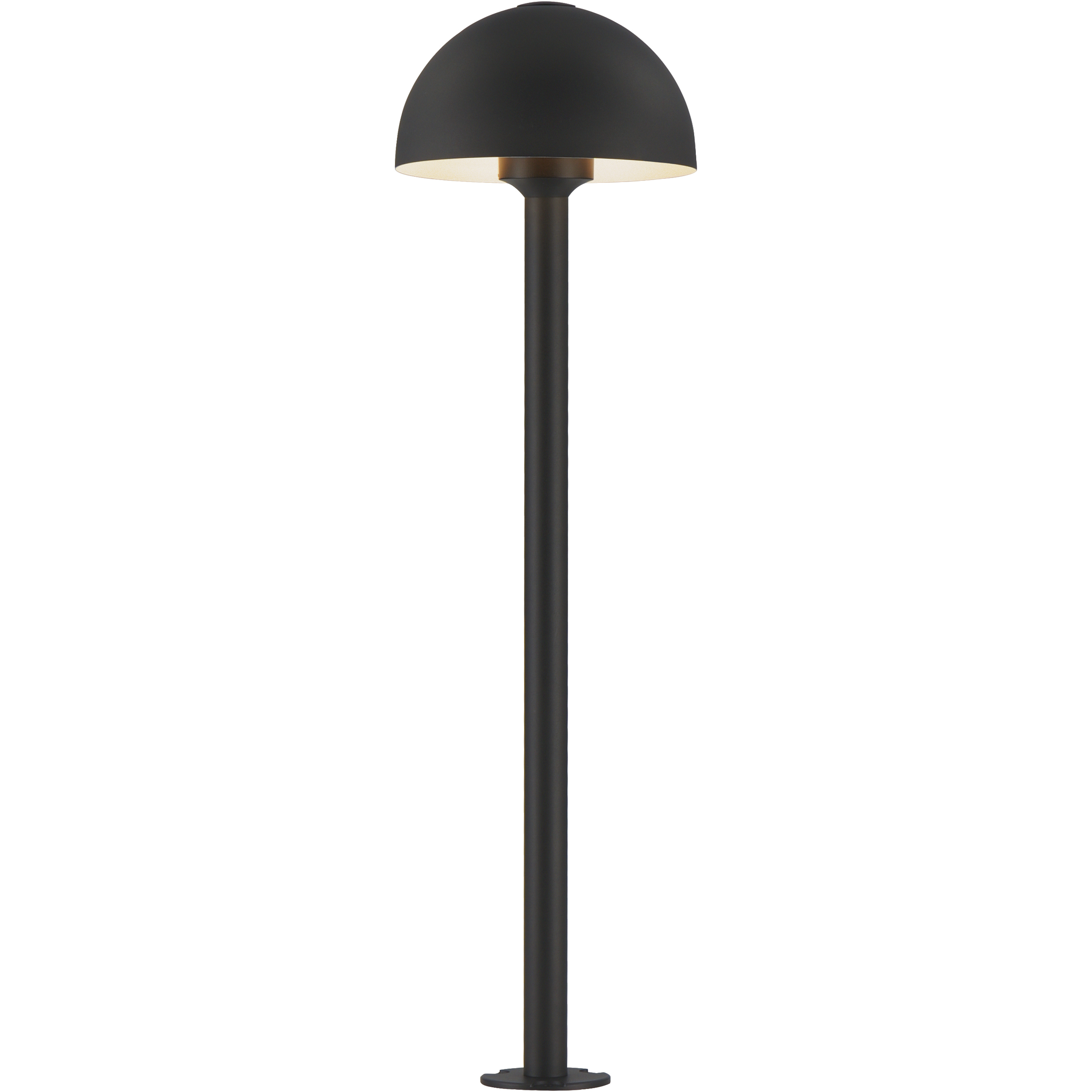 Alumilux Bollard 12 7.00 watt Black Outdoor Pathway Light
