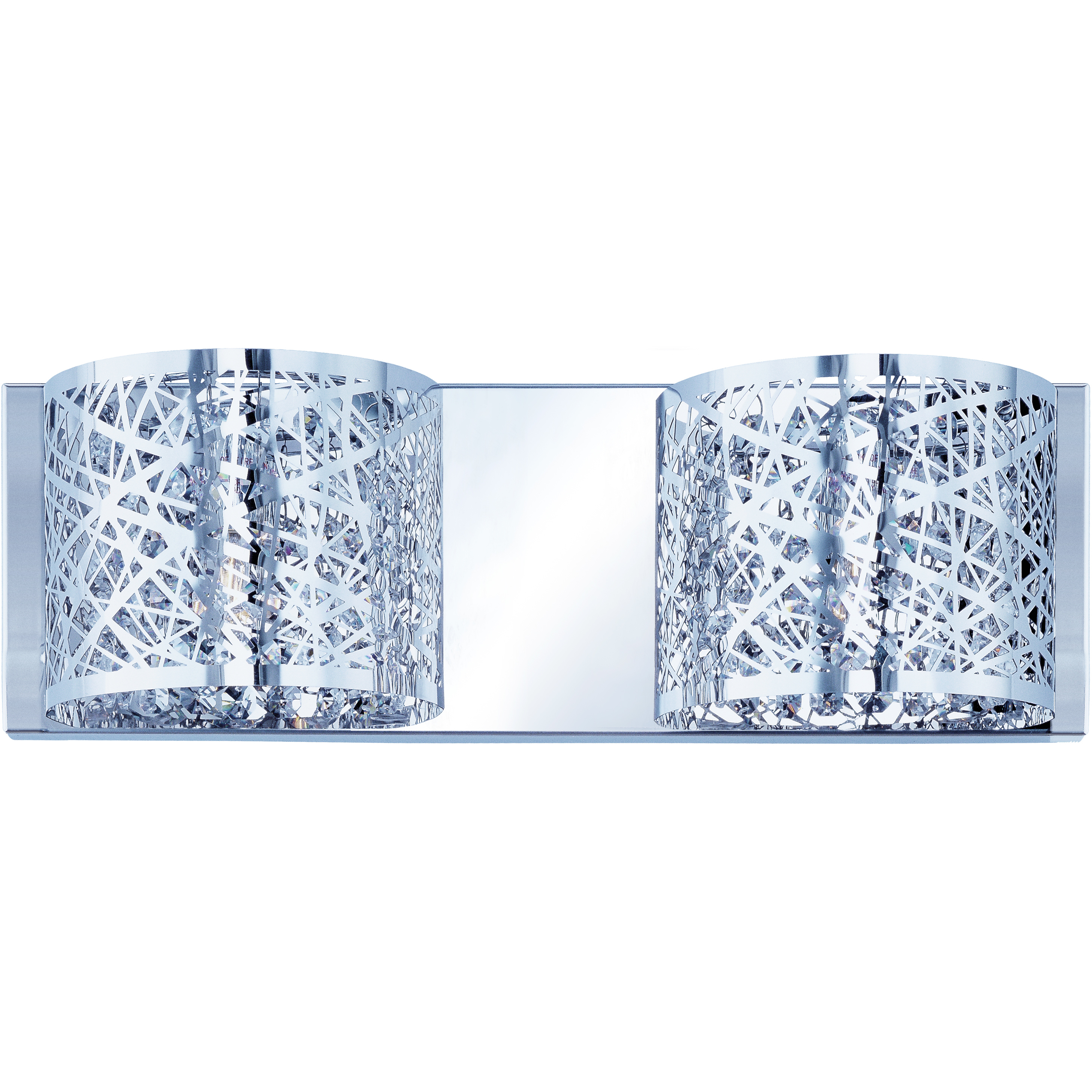 Inca 2 Light 15.75 inch Polished Chrome Bath Vanity Wall Light