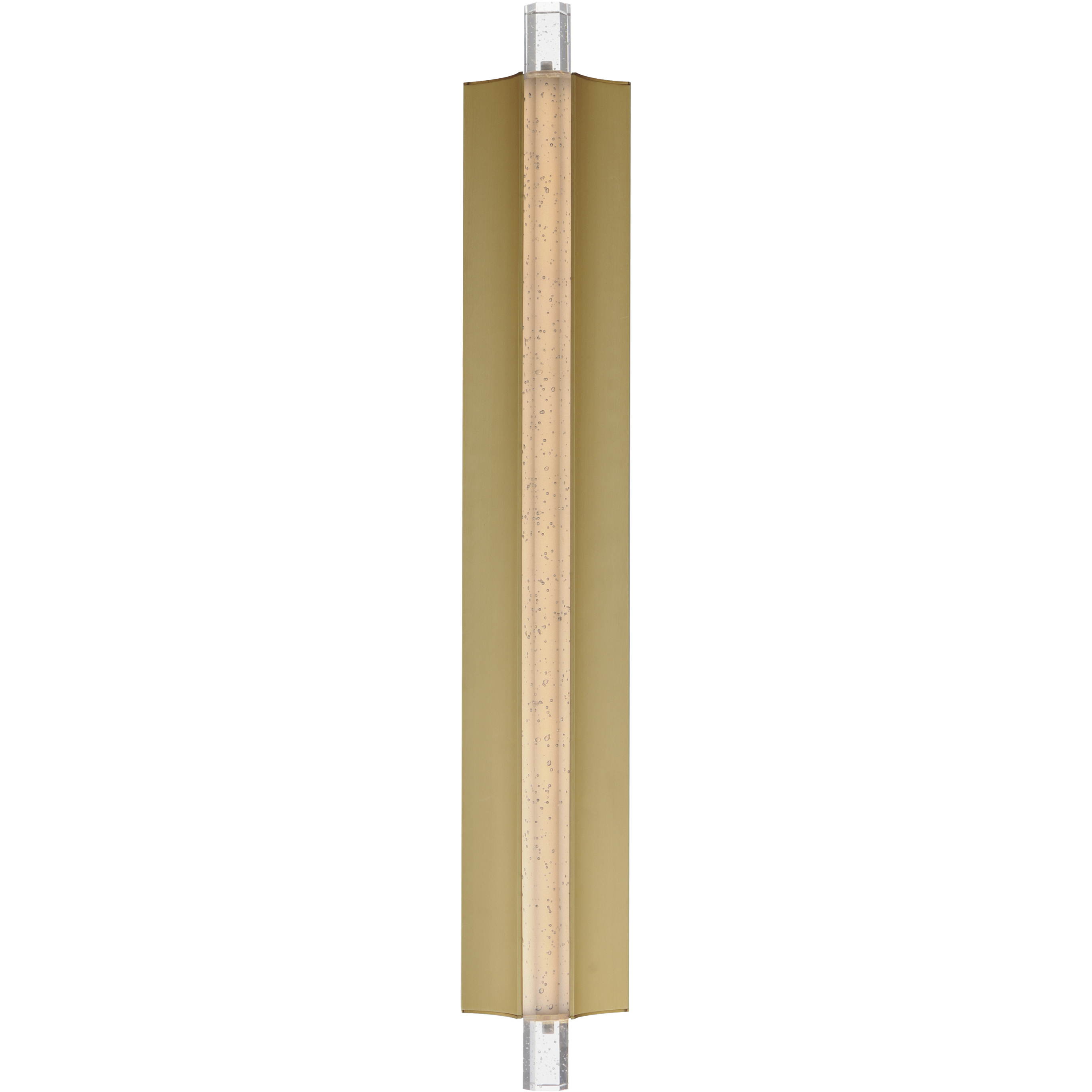 Hyperion LED 30 inch Gold ADA Wall Sconce Wall Light in Clear Crystal