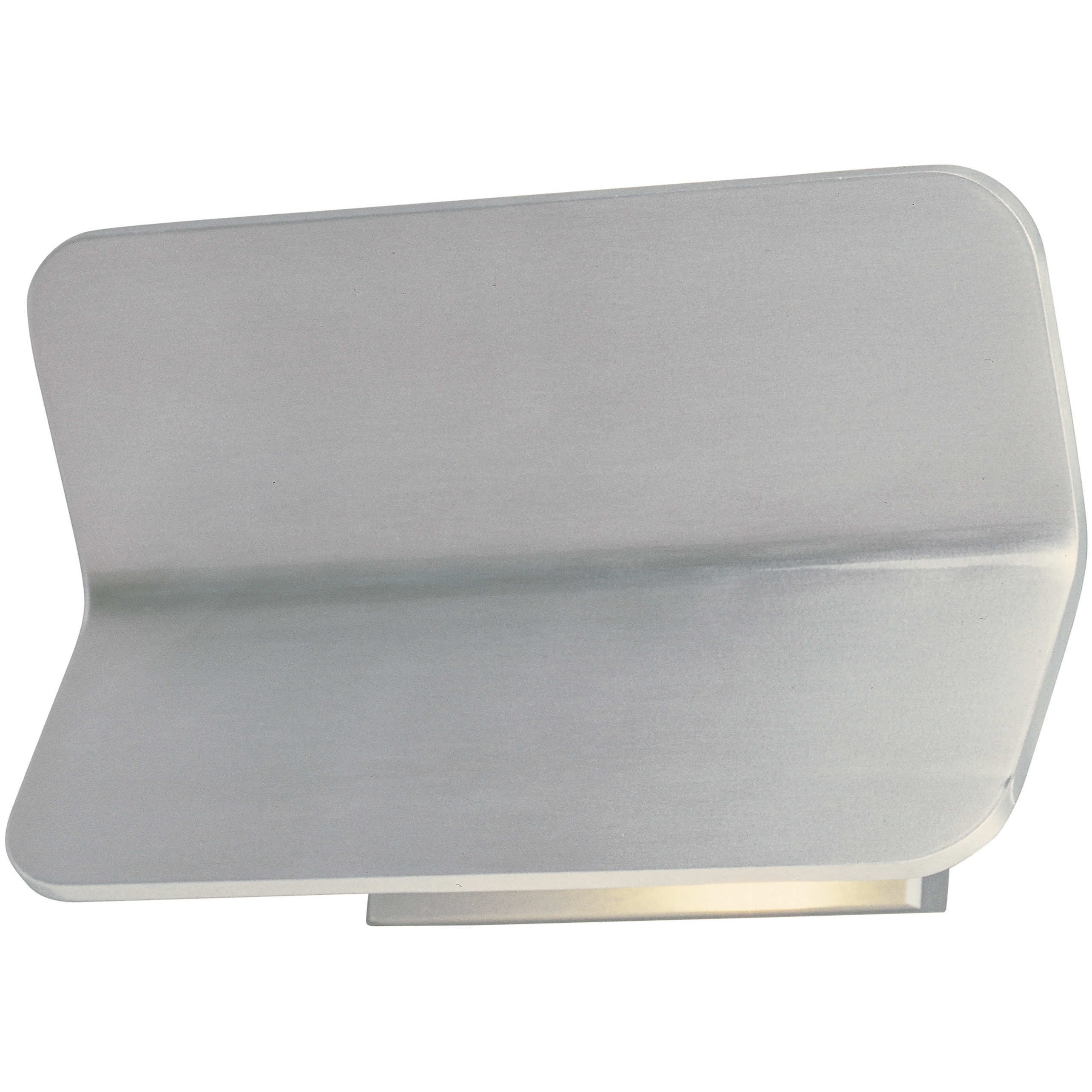 Alumilux Bend LED 8 inch Satin Aluminum ADA Wall Sconce Wall Light