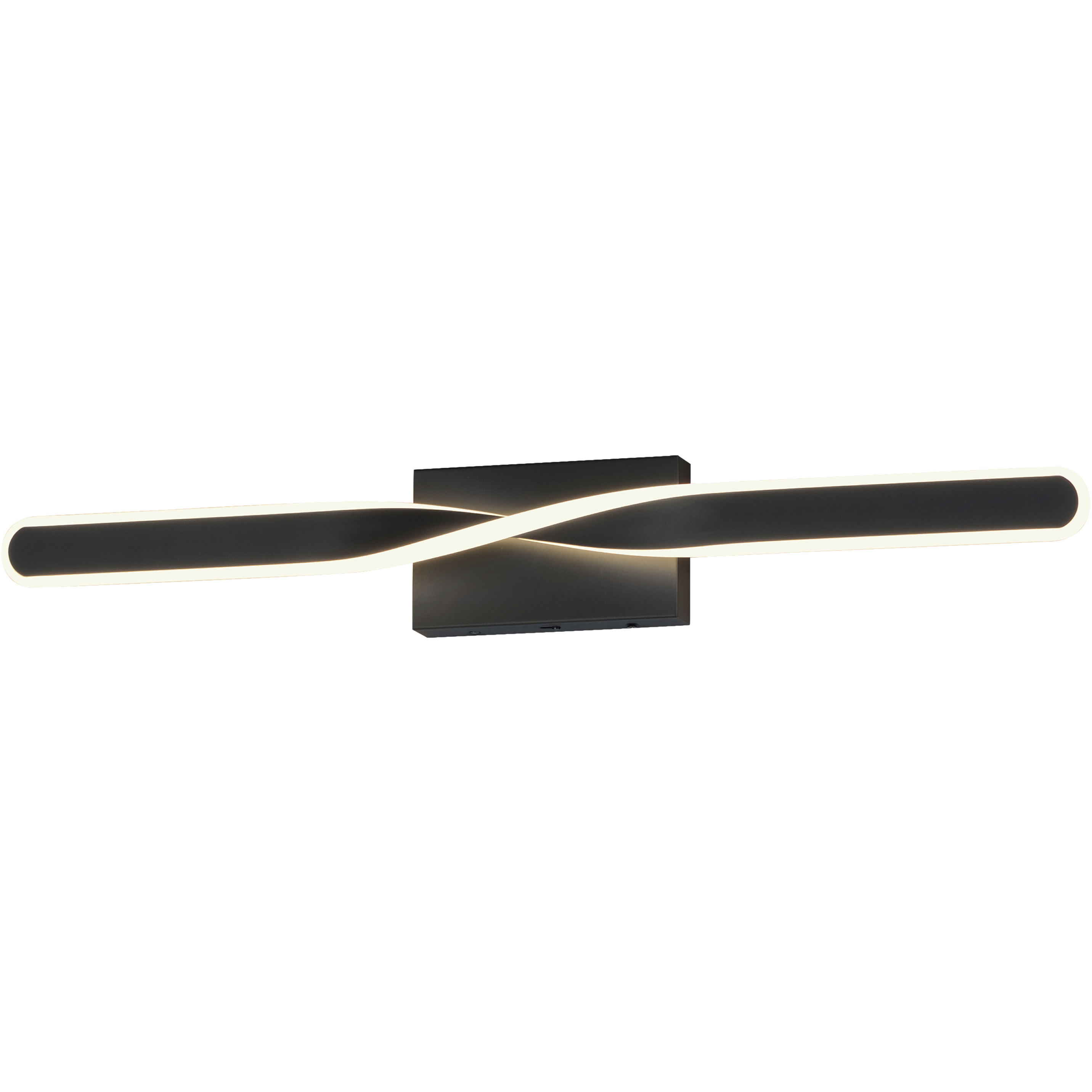Pirouette LED 32 inch Black Bath Vanity Wall Light