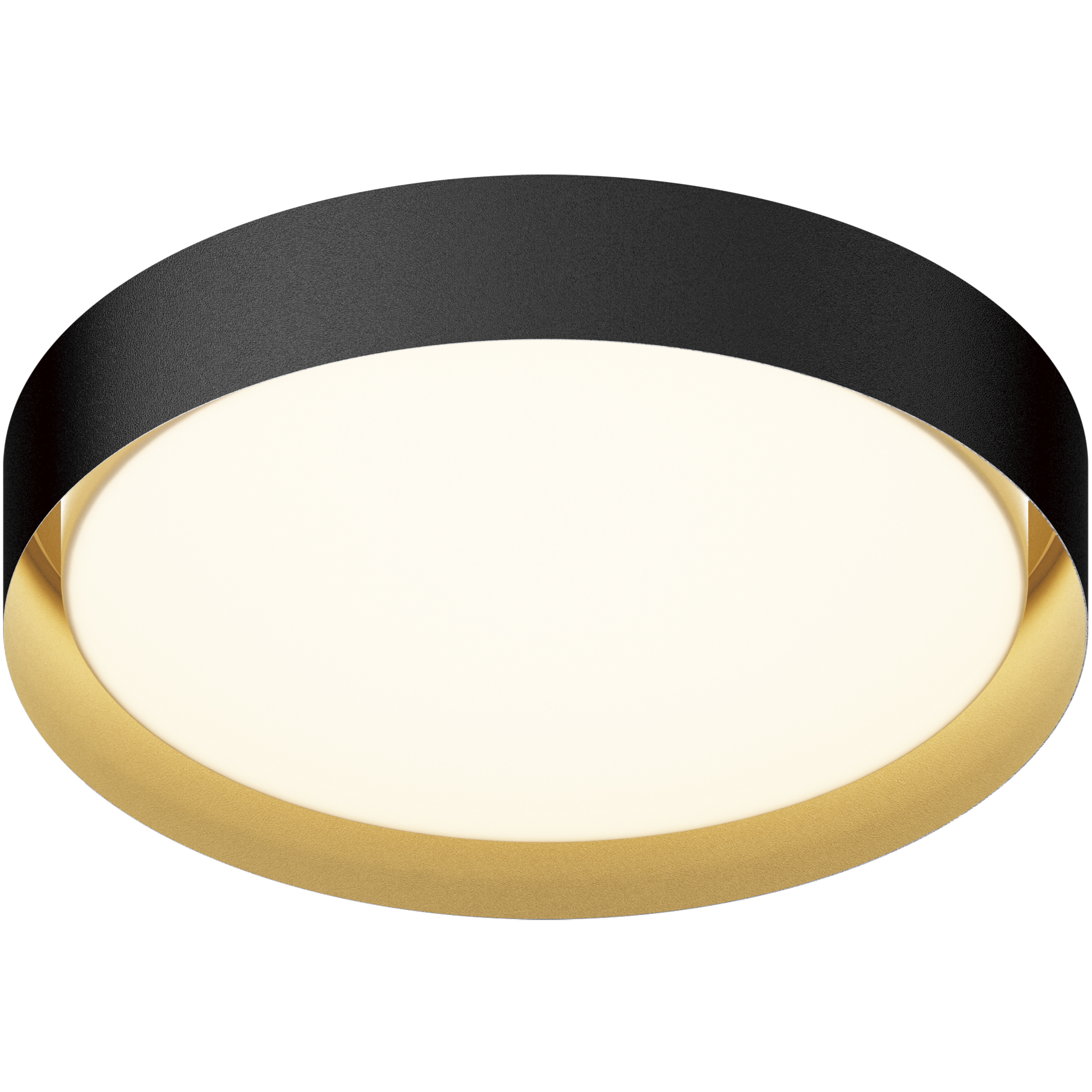 Gold and black flush mount light on sale