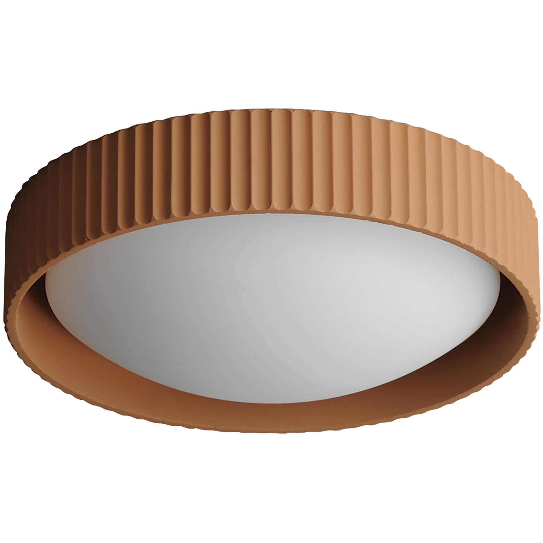 Souffle LED 13.75 inch Terra Cotta Flush Mount Ceiling Light